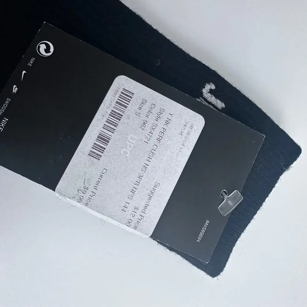 Nike Black Socks - Size Small - New with Tags!
